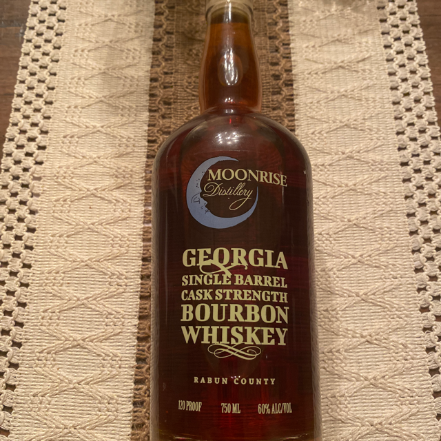 Moonrise Distrillery Georgia Cask Strength Bourbon