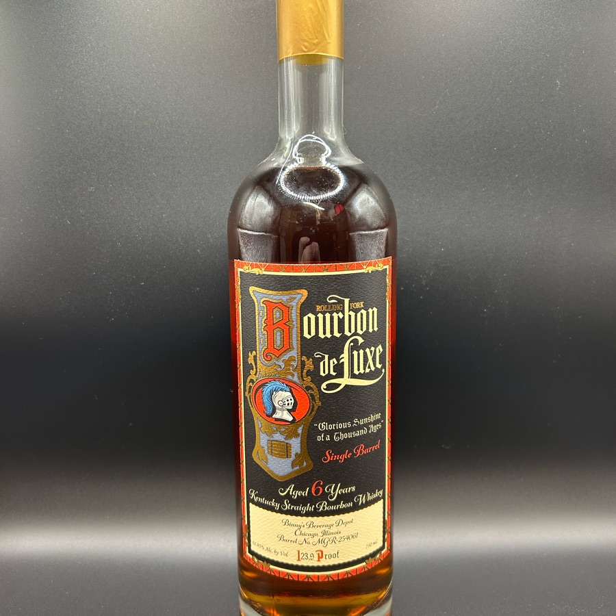 Rolling Fork Bourbon de Luxe 6 Year Single Barrel "Binny's Beverage Depot"