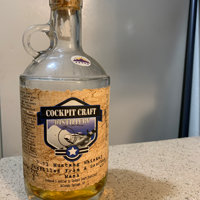 Cockpit Craft Distillery P-51 Mustang Whiskey
