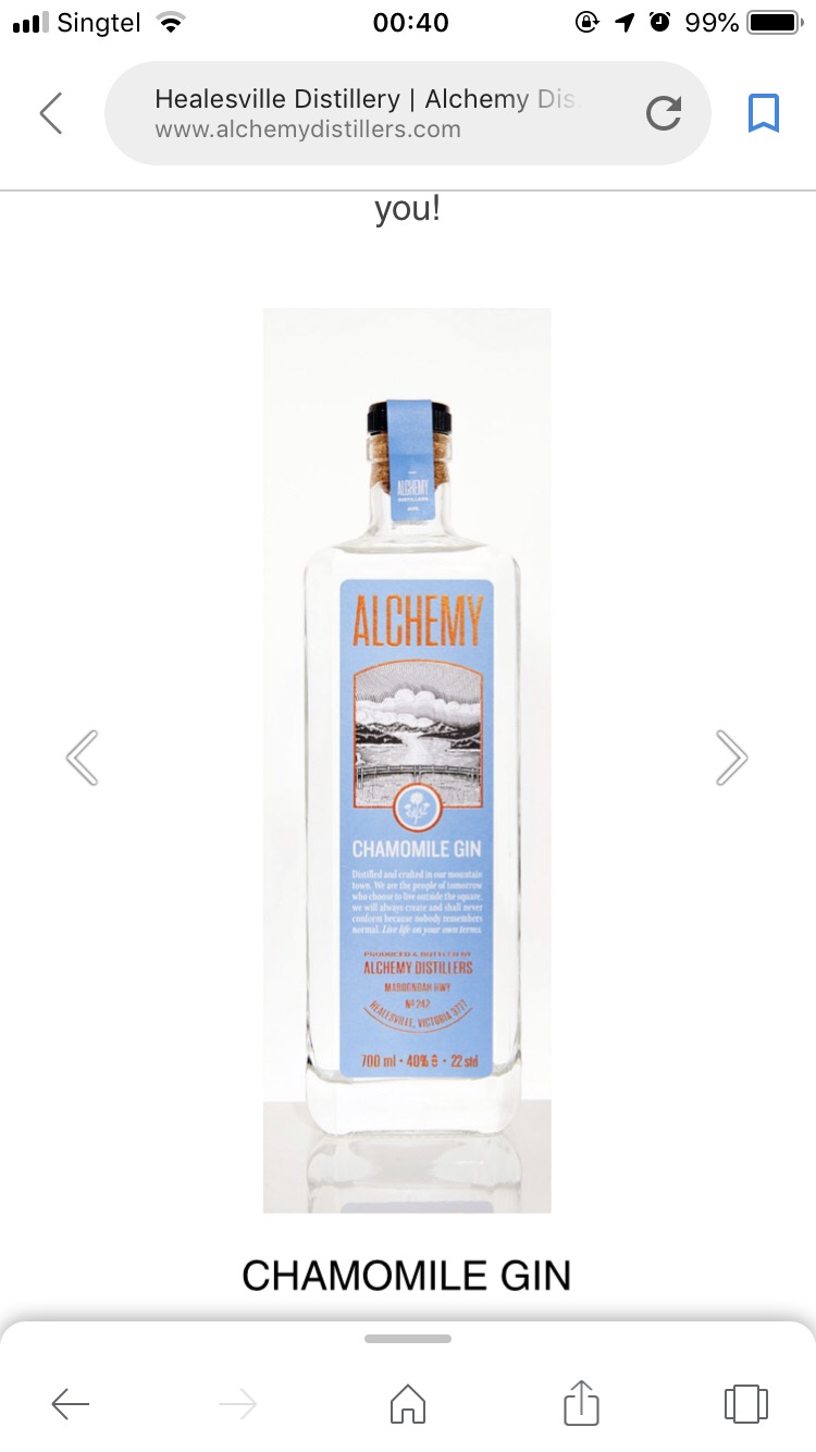 Alchemy Chamomile Gin