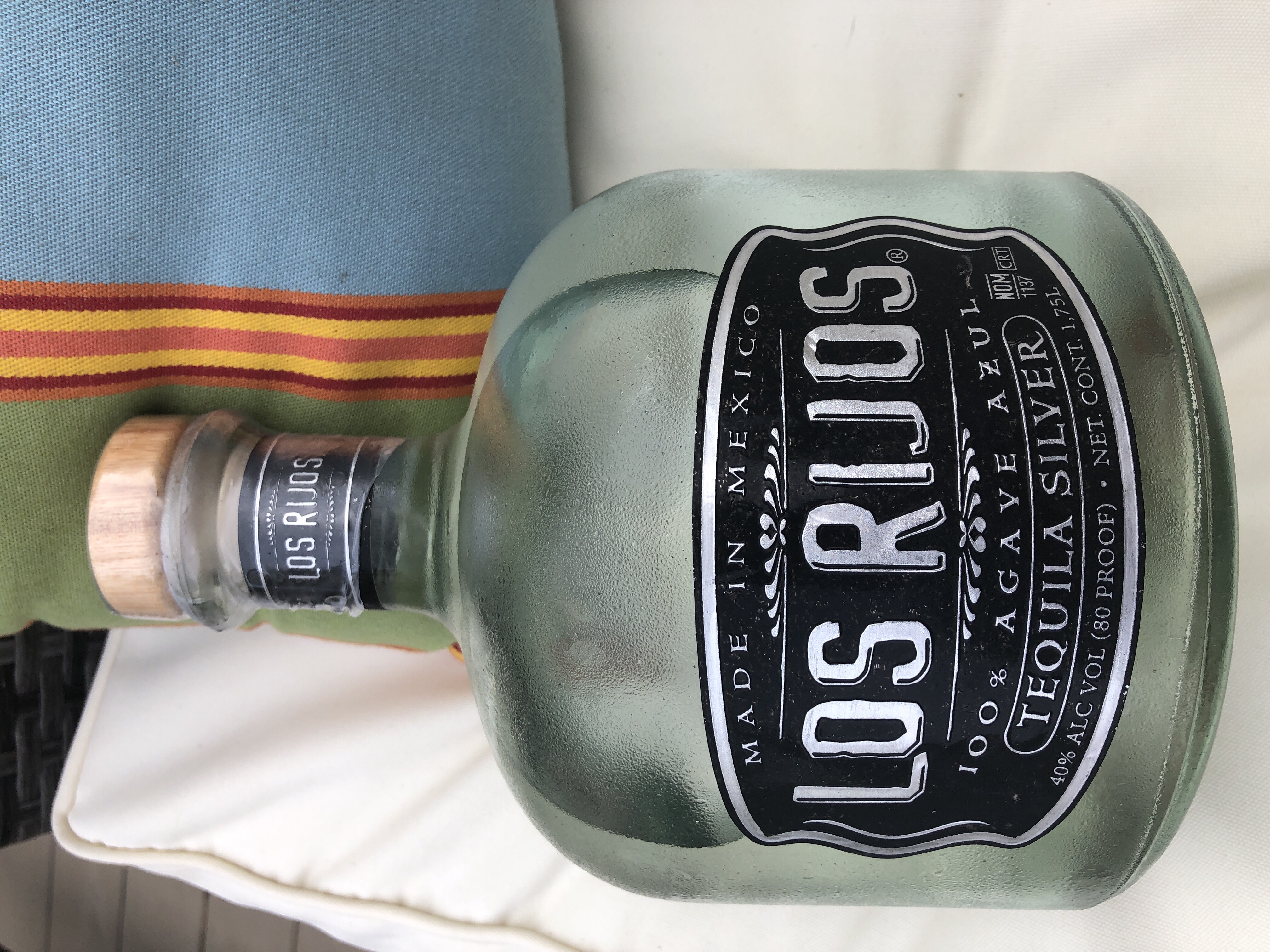 Los Rijos tequila Silver