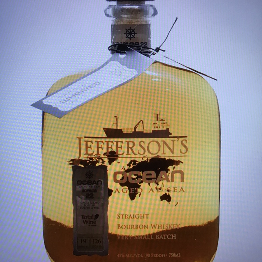 Jefferson's Ocean Aged At Sea Single Barrel Select Wheated Bourbon Voyage 15