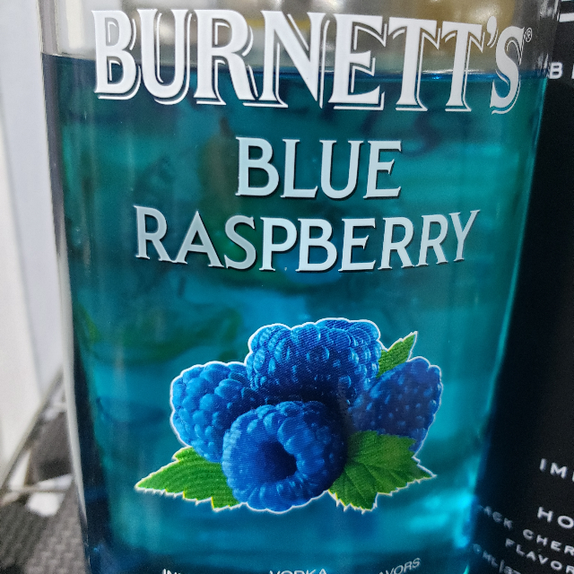 Burnett's Blue Raspberry