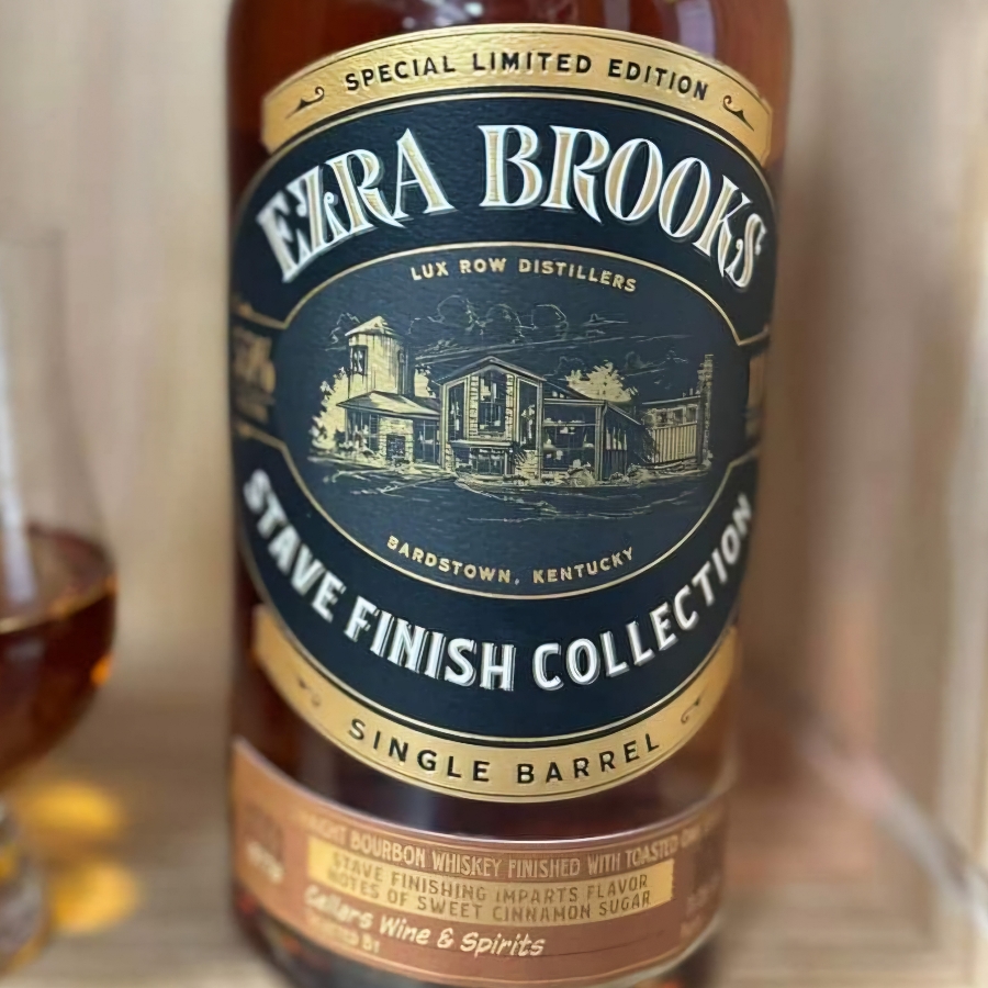 Ezra Brooks Stave Finish Collection Sweet Cinnamon Single Barrel (Cellars Wine & Spirits)