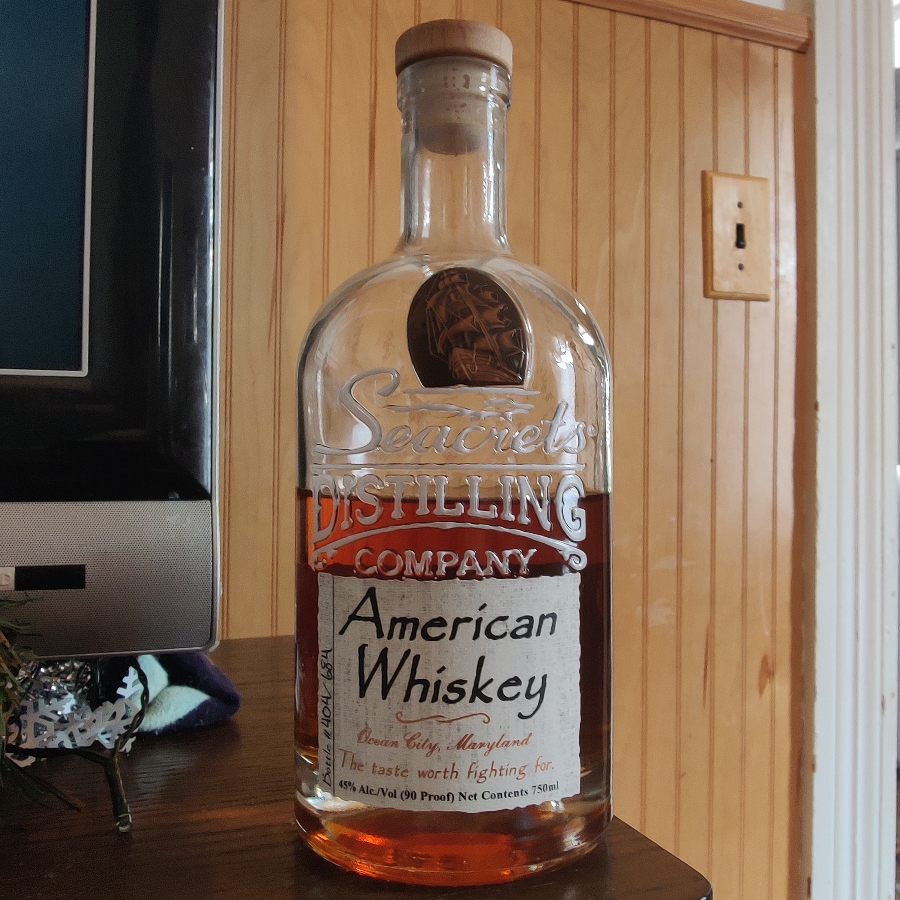 Seacrets Distilling Company - American Whiskey Batch #3