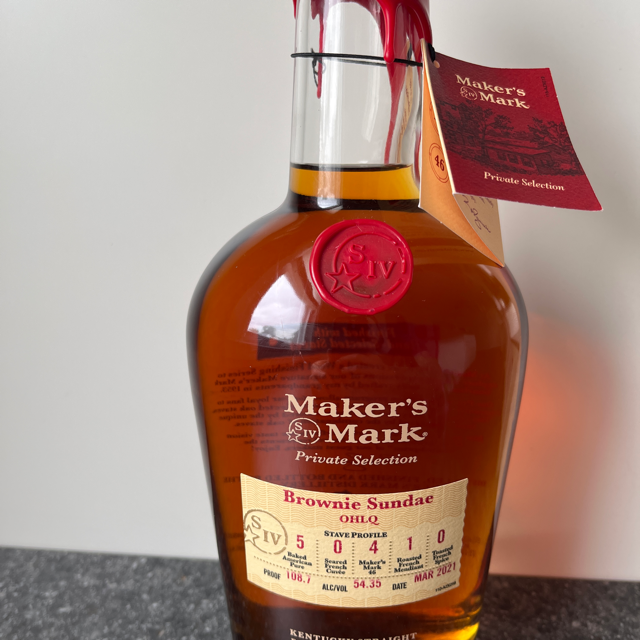 Maker's Mark Private Selection "Brownie Sundae" (OHLQ 2021)