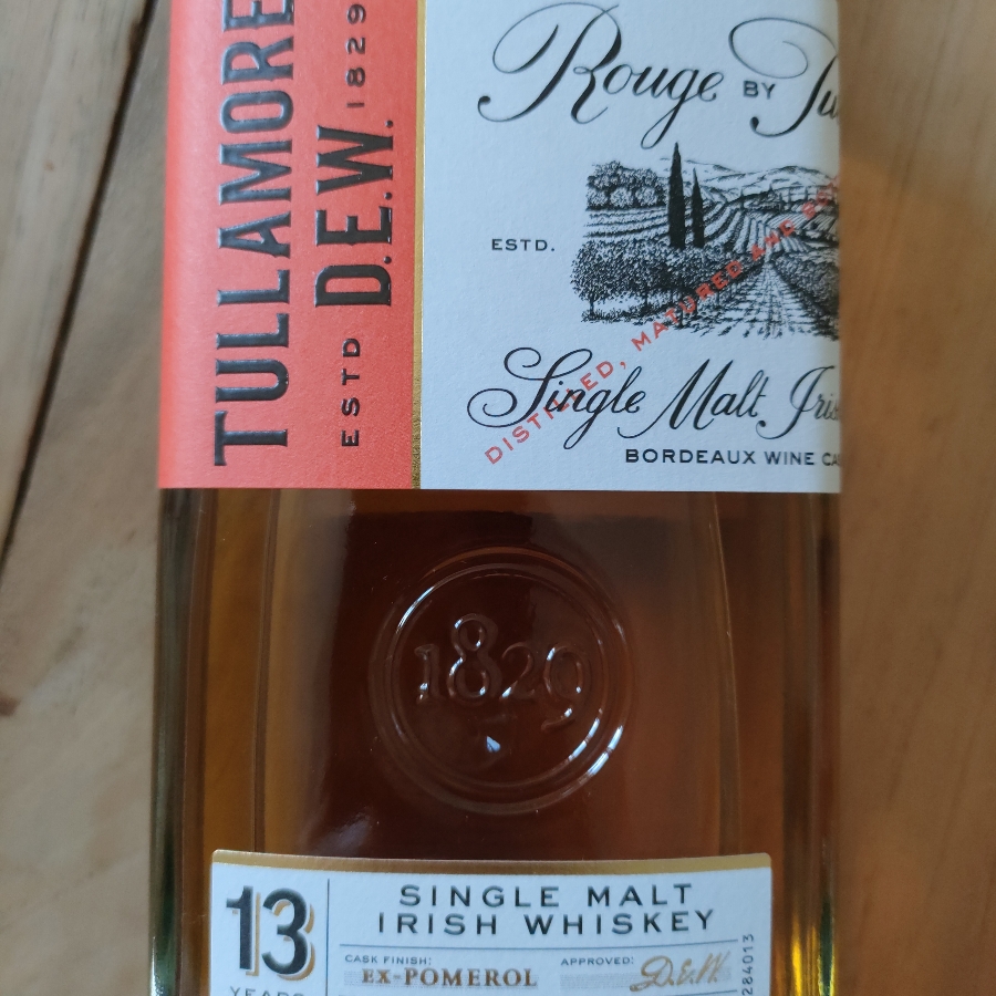 Tullamore DEW ROUGE 13 ans Single Malt Irish Whiskey