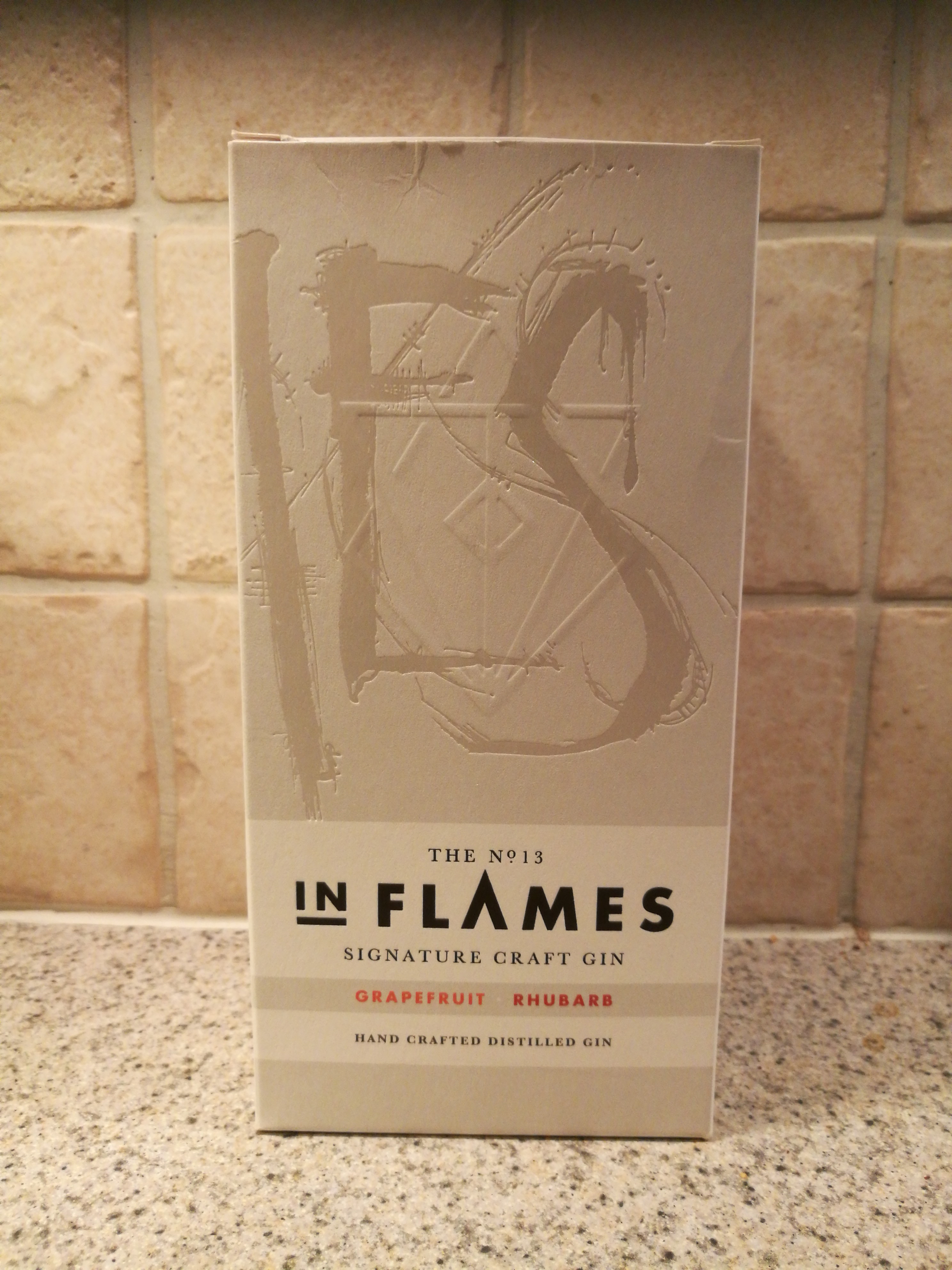 The No 13 In Flames Gin Grapefruit Rhubarb