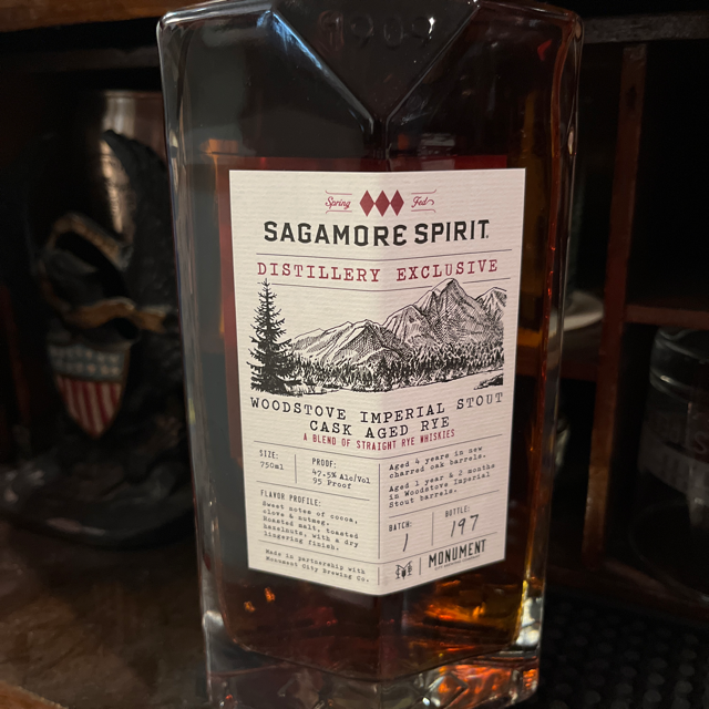 Sagamore Distillery Exclusive Woodstove Imperial Stout Cask