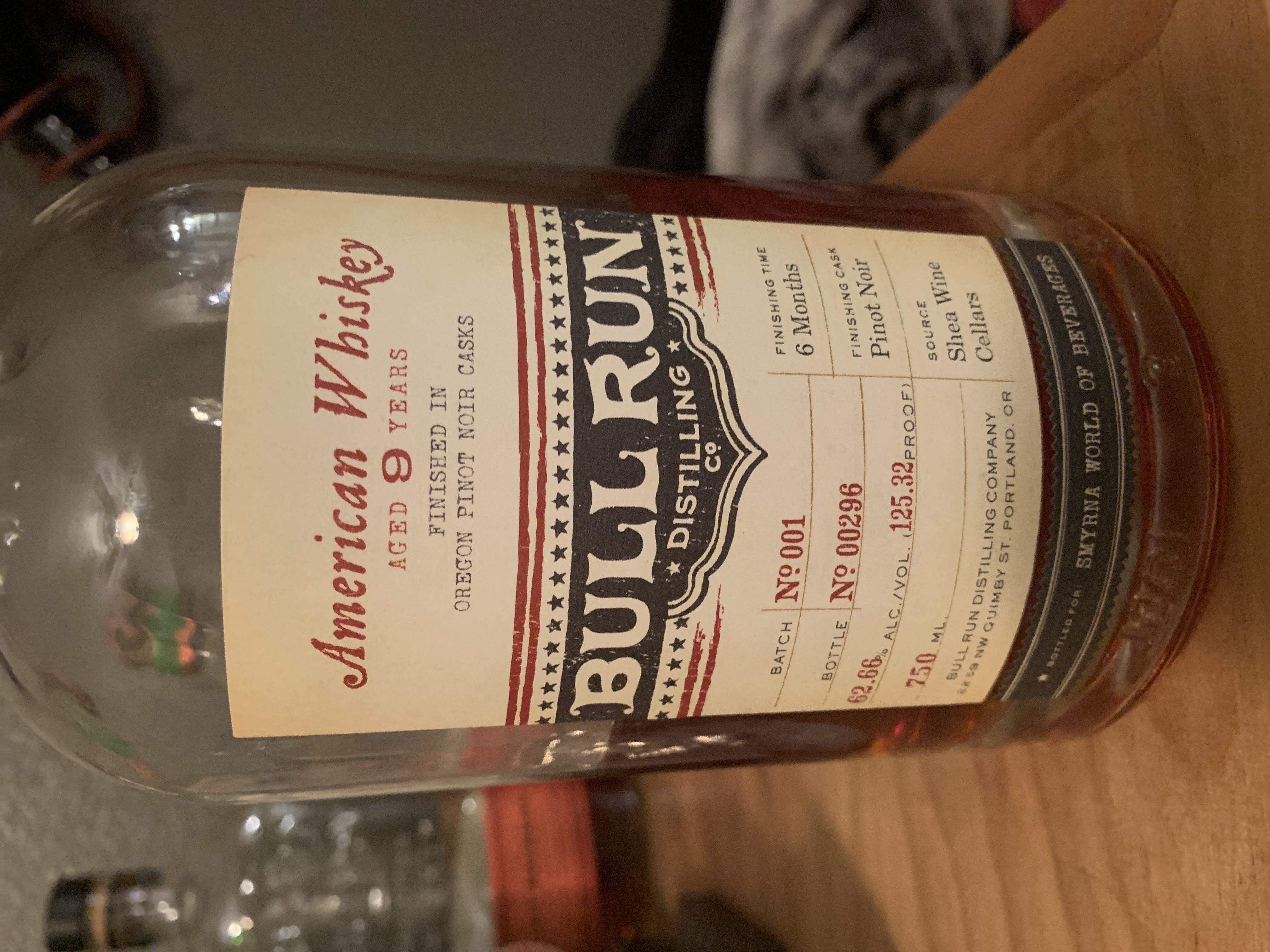 American Whiskey 9 year