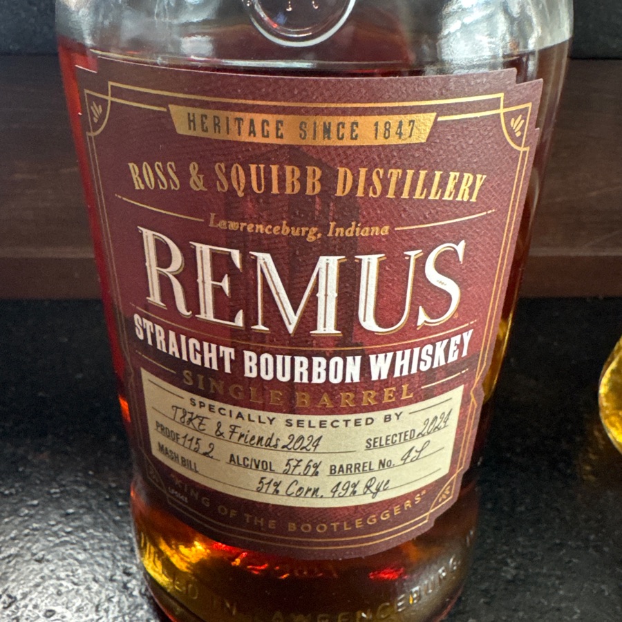 Remis Single Barrel Straight Bourbon Whiskey (T8ke & Friends 2024)