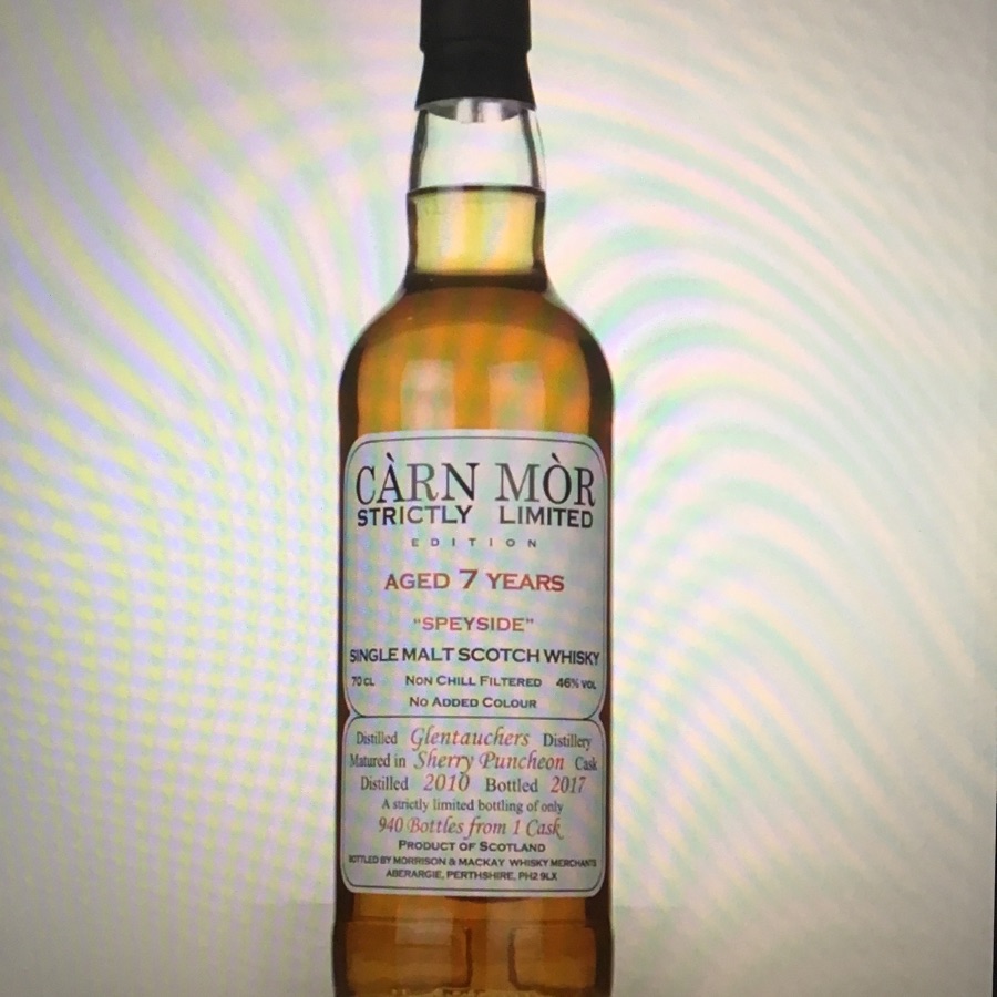 Glentauchers 7 Year Old 2010 - Strictly Limited Carn Mor Whisky