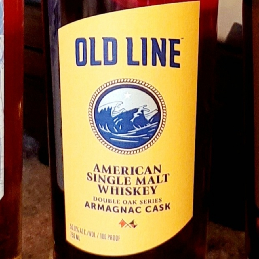 Old Line American Single Malt Whiskey Double Oak Series Armagnac Cask