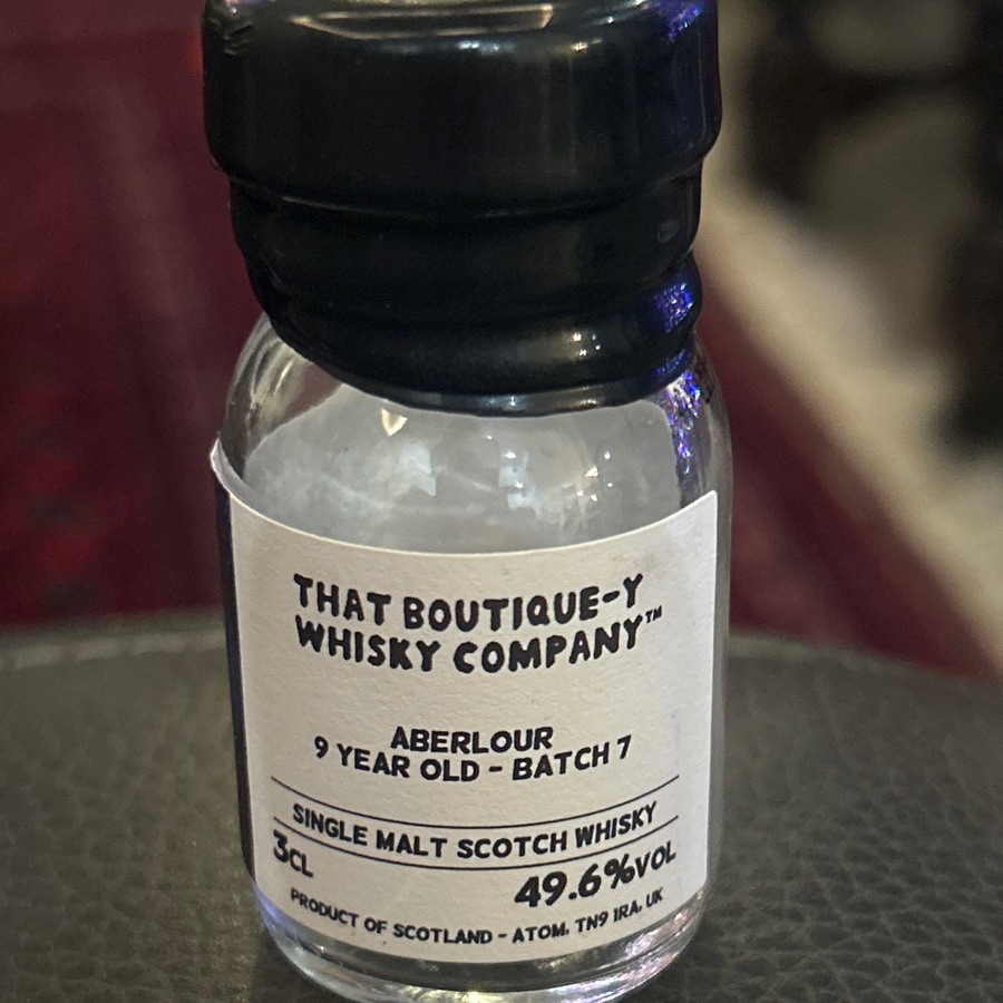 Aberlour 9 Year Batch 7 (That Boutique-y Whisky Co.)