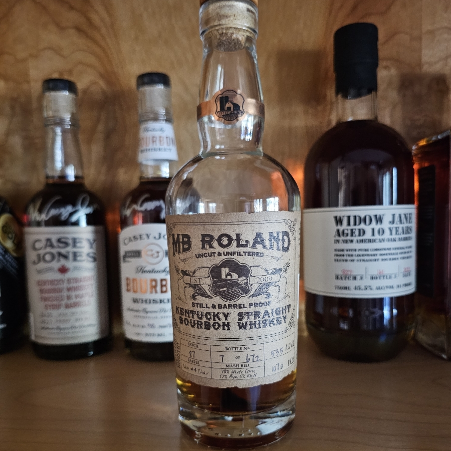 MB Roland Still & Barrel Proof Kentucky Straight Bourbon Whiskey Batch 87