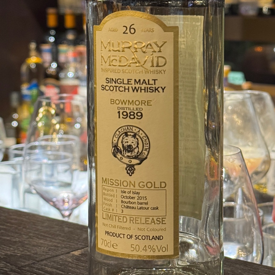 Murray McDavid Mission Gold Bowmore 1989 26 Years