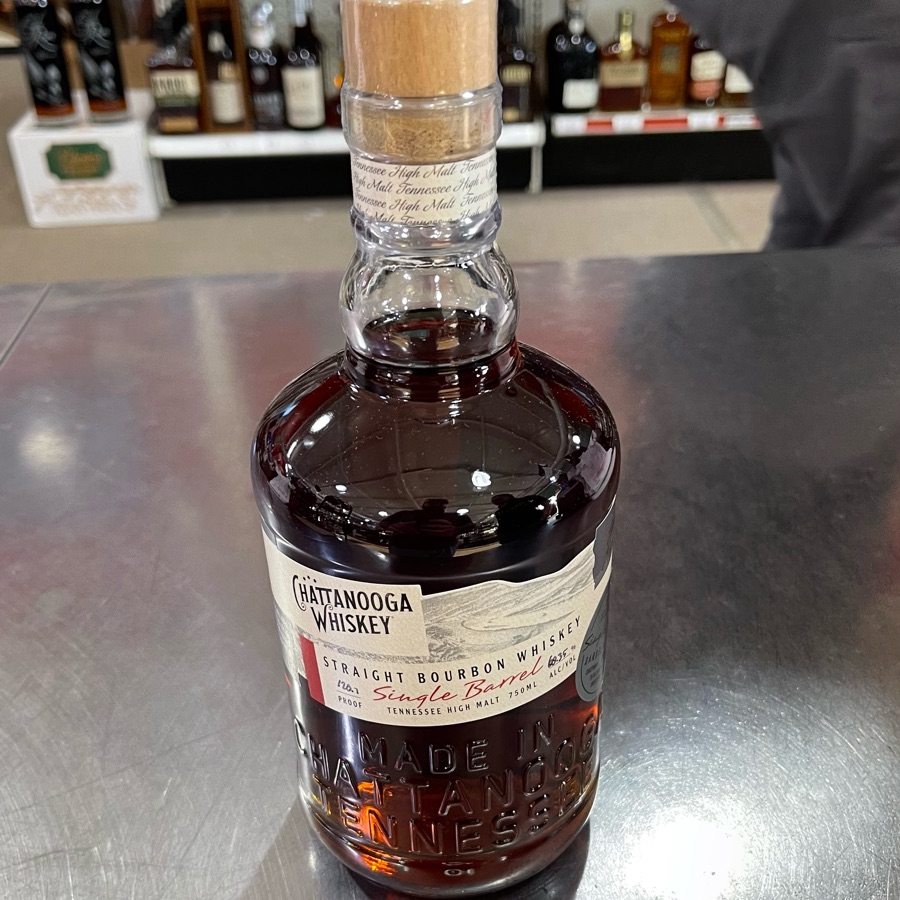 Chattanooga Whiskey Straight Bourbon Whiskey Single Barrel Stones River Select