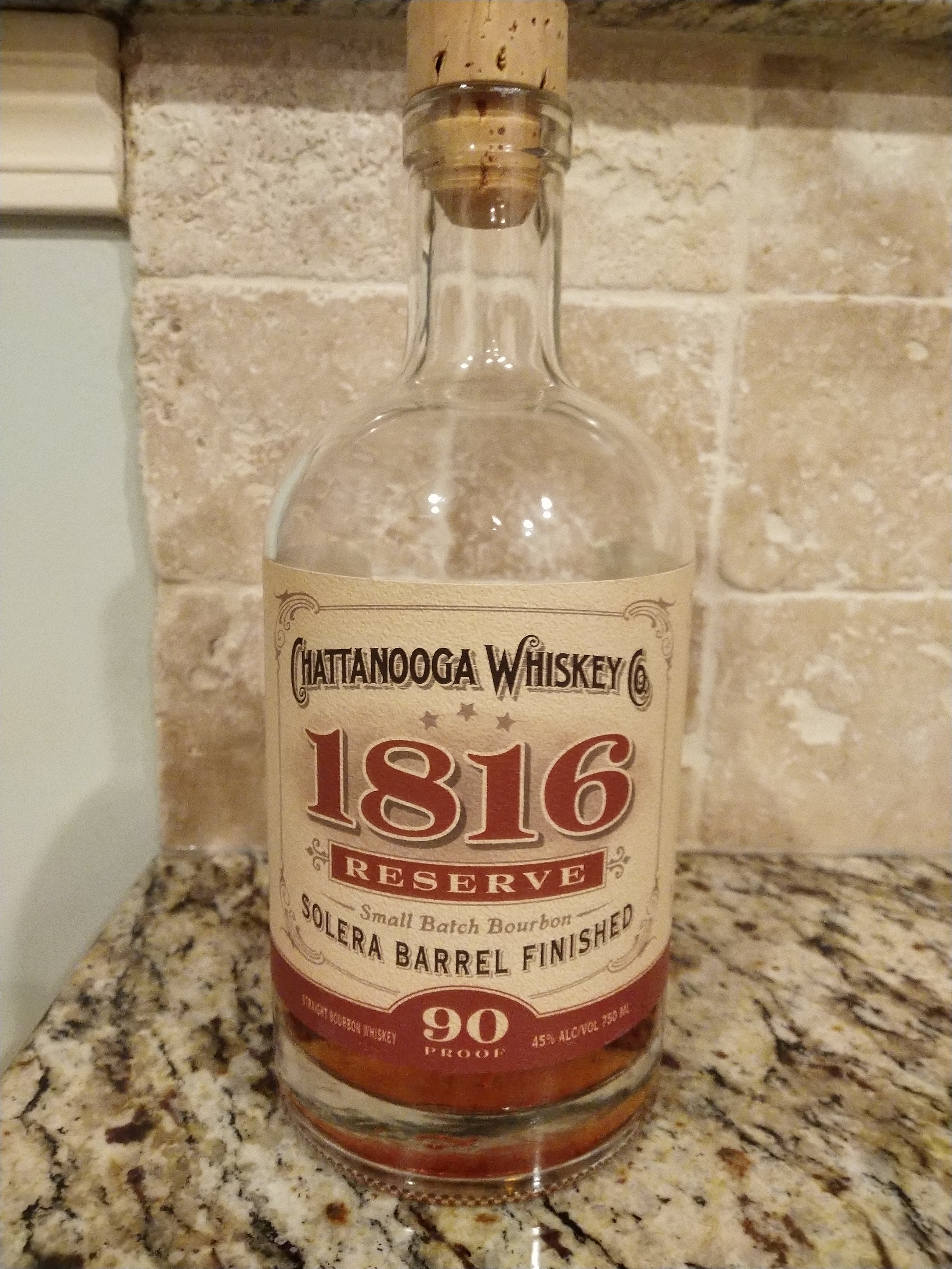Chattanooga Whiskey 1816 Reserve Solara Finiah