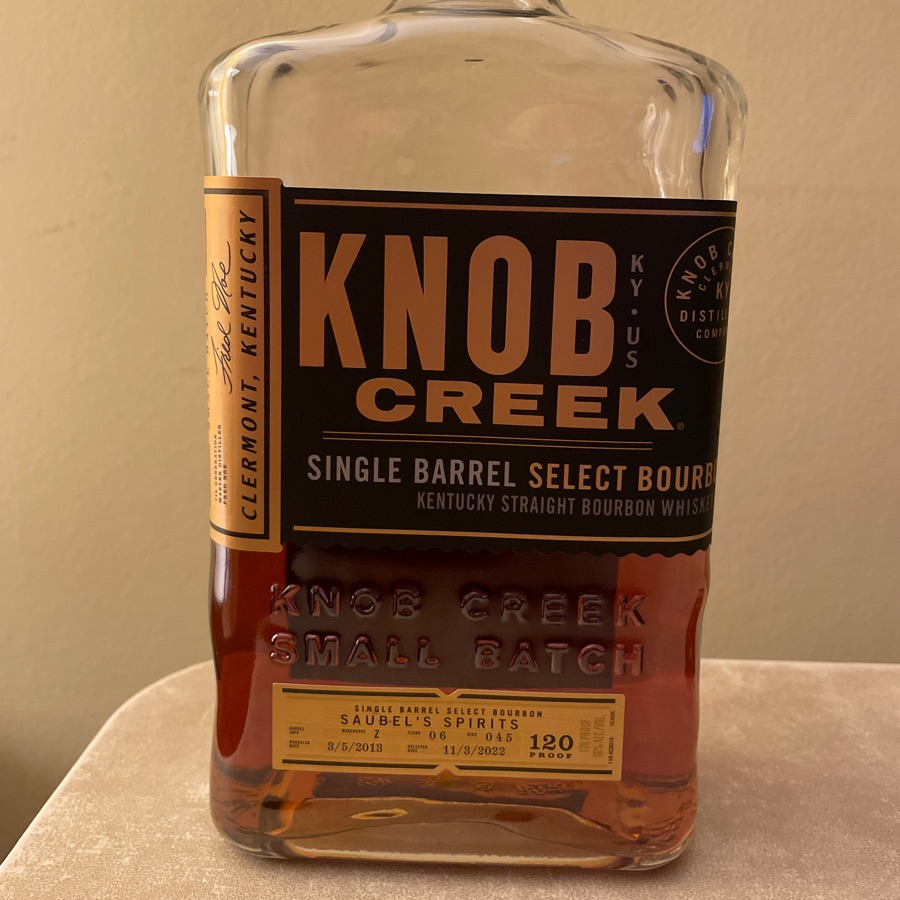 knobb creek single barrel select Saubels