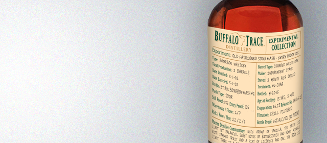Buffalo Trace Experimental Collection 13 Year Old-Fashioned Sour Mash Bourbon (105 Entry Proof)