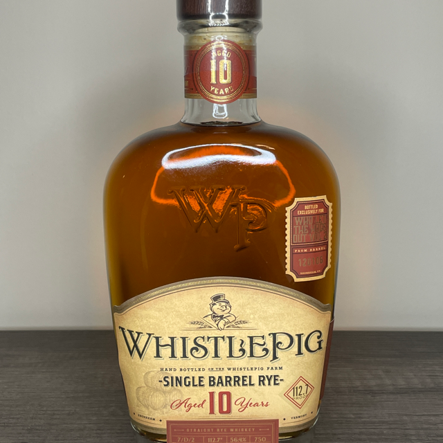 WhistlePig 10 Year Single Barrel Rye (Who Let the Hogs Out Vol 2)