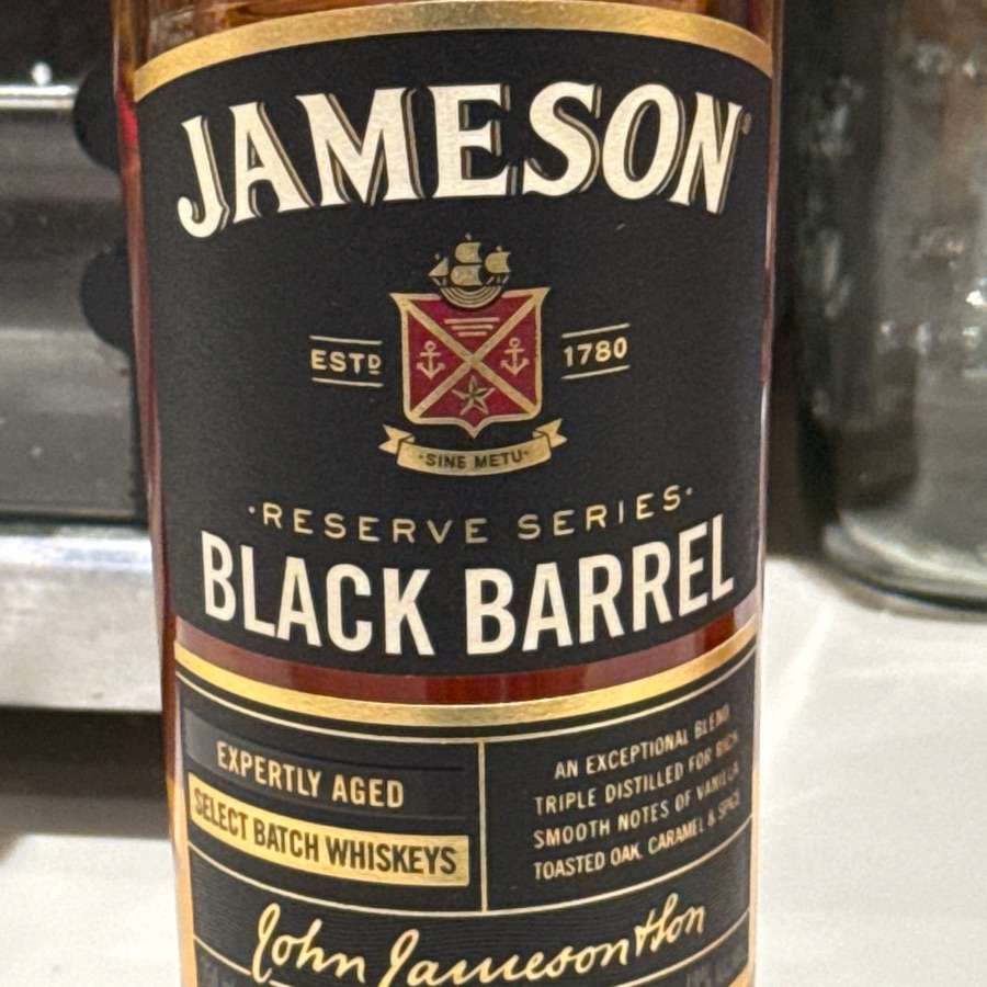 Jameson Black Barrel Reserve Series