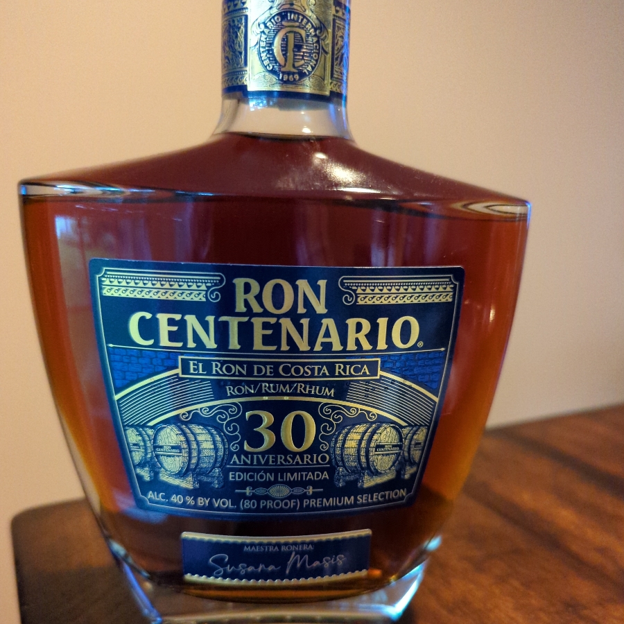 Ron Centenario 30 Aniversario Edicion Limitada