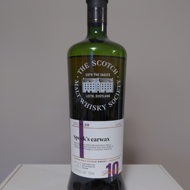 The Scotch Malt Whiskey Society - Spock's earwax 59.59