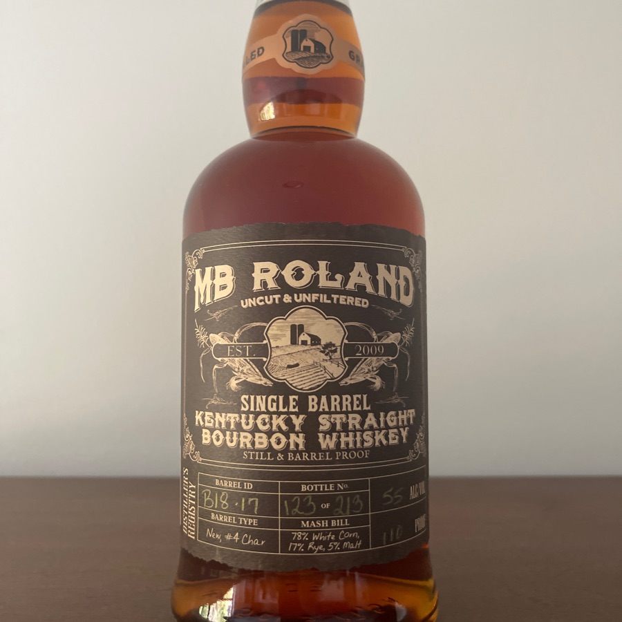 MB Roland Single Barrel Kentucky Straight Bourbon Whiskey (Oppermann's)