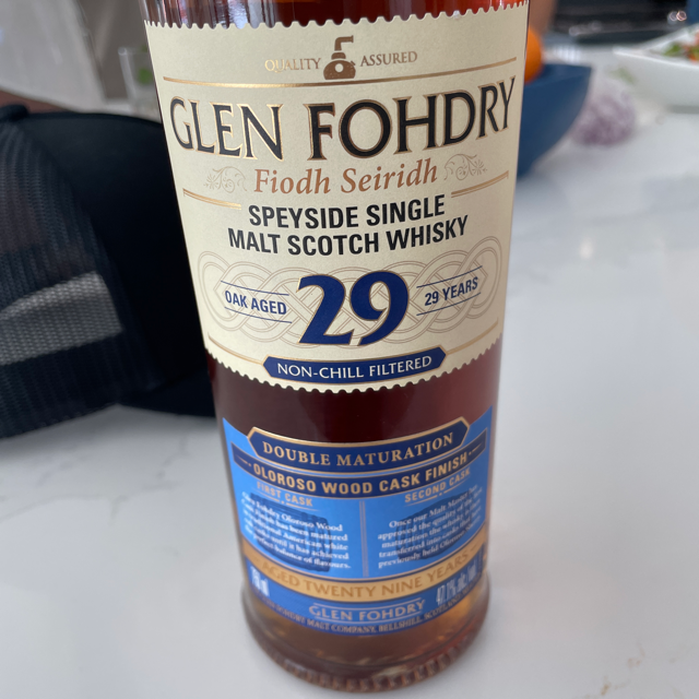 Glen Fohdry 29 Year Fiodh Seiridh Oloroso Wood Cask Finish