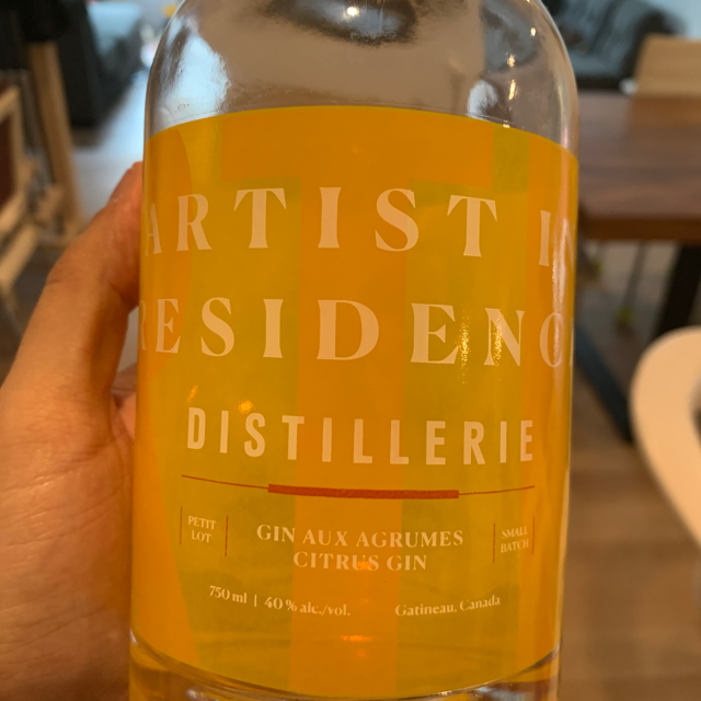 Gin aux agrumes