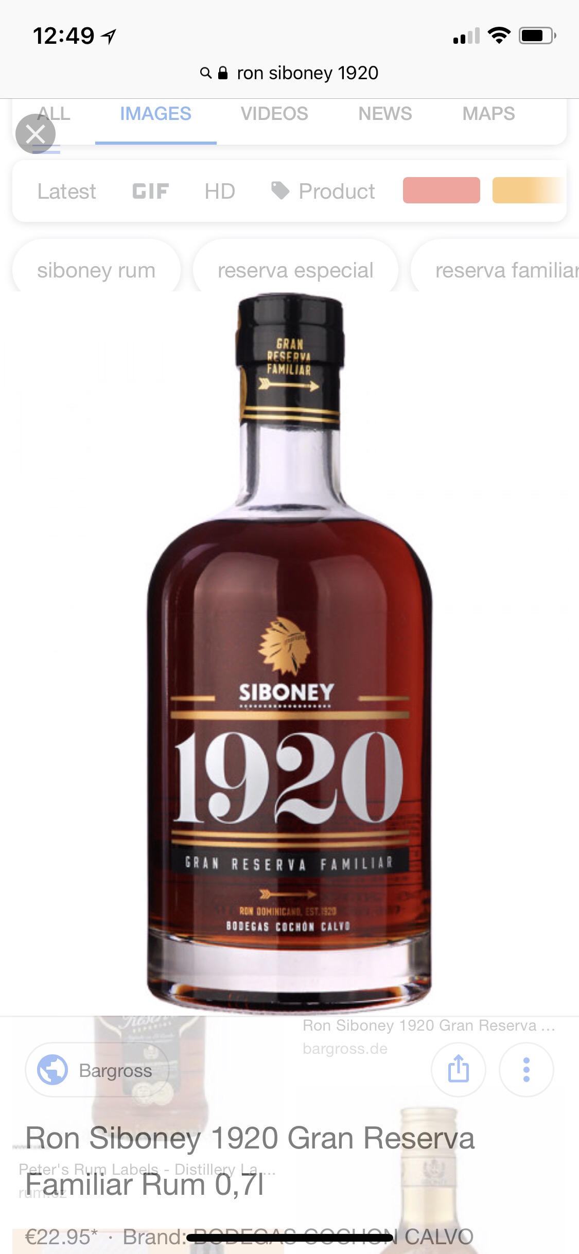 Siboney 1920 Gran Reserva
