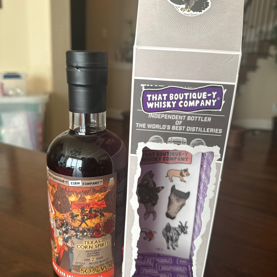 That Boutoque-y Whisky Company - Texas Corn Spirir - Wine Cask Series - MMXXI
