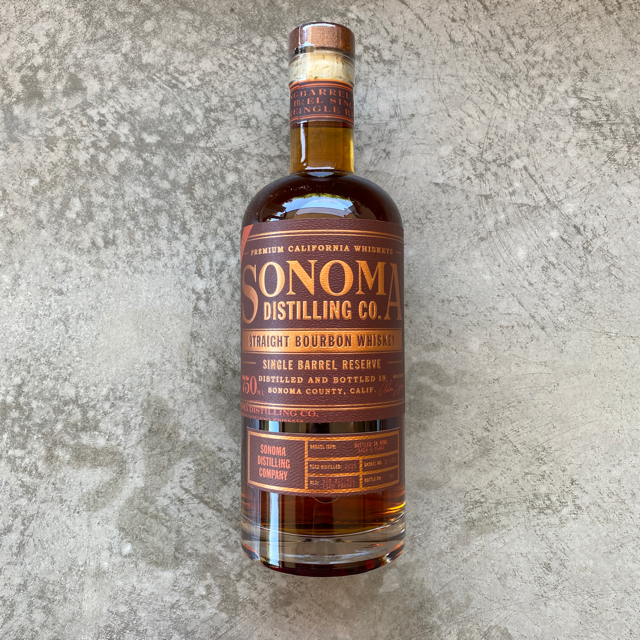 Sonoma Distilling Co. Straight Bourbon Whiskey Single Barrel Reserve Bottled In Bond