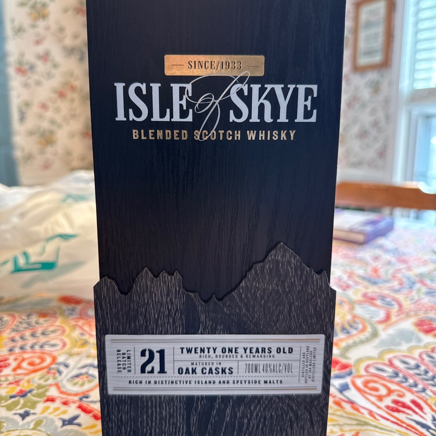 isle of skye twenty one years old