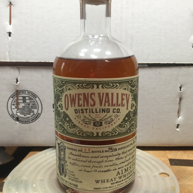 Owens Valley Wheat Whiskey