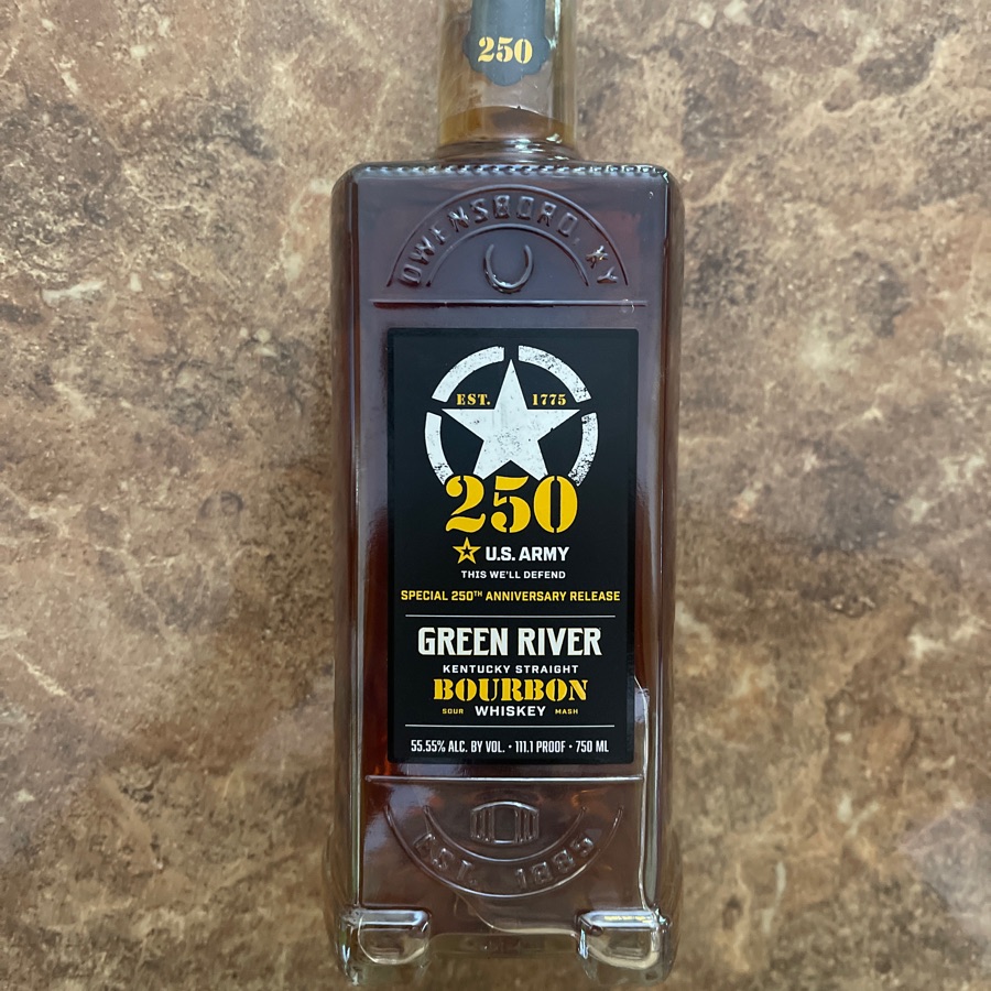 Green River Special 250th U.S. Army Anniversary Release Kentucky Straight Bourbon