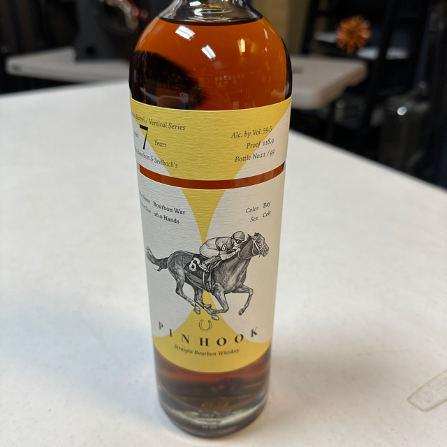 Pinhook Straight Bourbon Whiskey Blaze Vertical Series Year 3