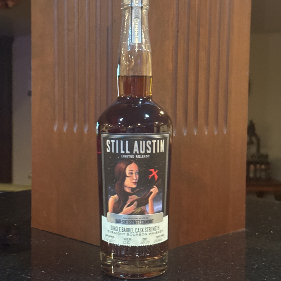 Still Austin Straight Bourbon Barrel No. 20180618-7 (Drums & Drams - Sixth Street Standout)