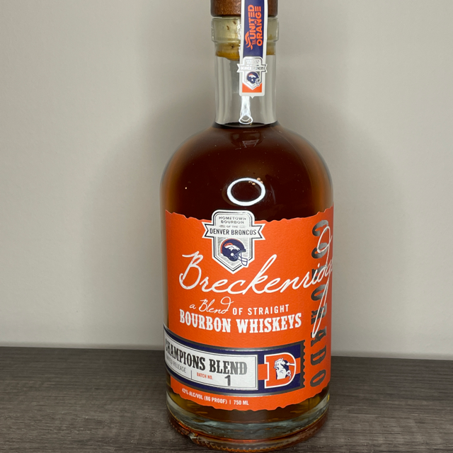 Breckenridge Bourbon Whiskey - Champions Blend (Batch 1-Orange Label)