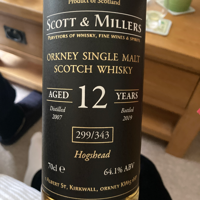 Scott & Millers Orkney 12 year old