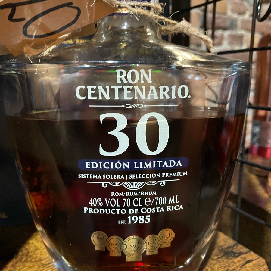 Ron Centenario 30 Edicion Limitada Sistema Solera