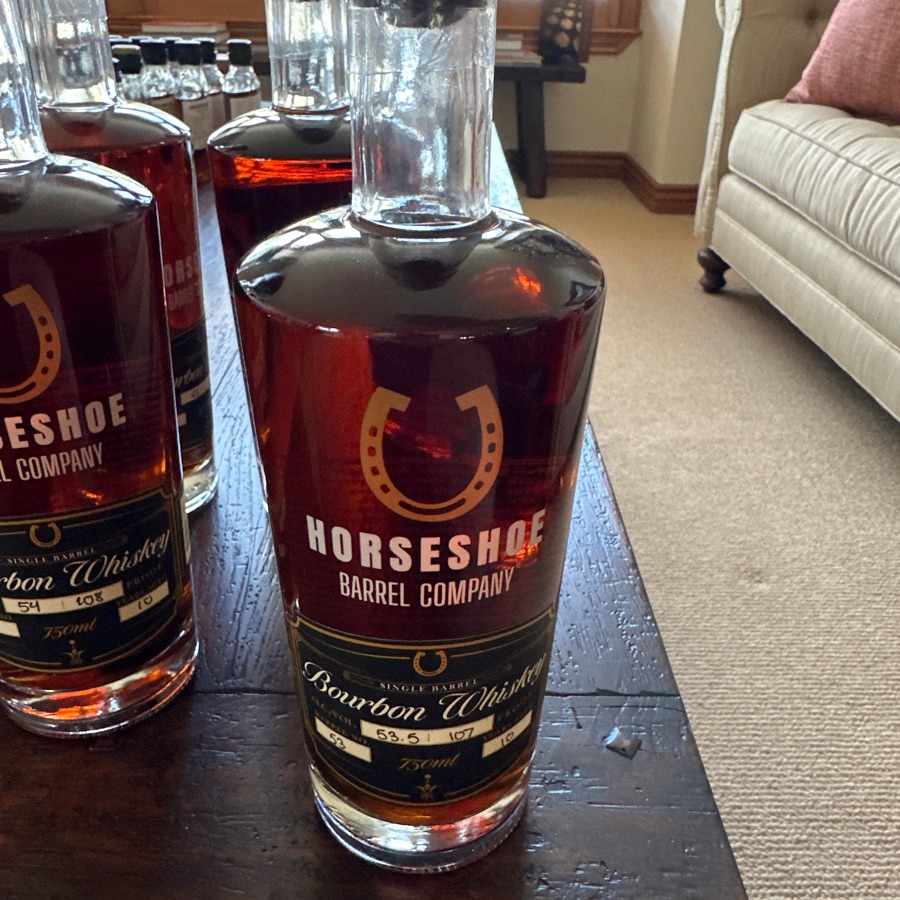 Horseshoe Barrel Company Single Barrel Bourbon Whiskey (barrel #53)