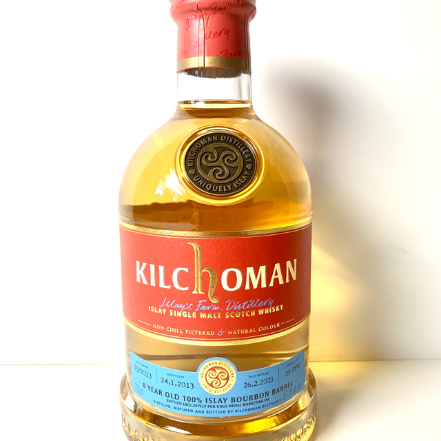 Kilchoman 8 YR. 100% Islay, Alberta, Canada Exclusive
