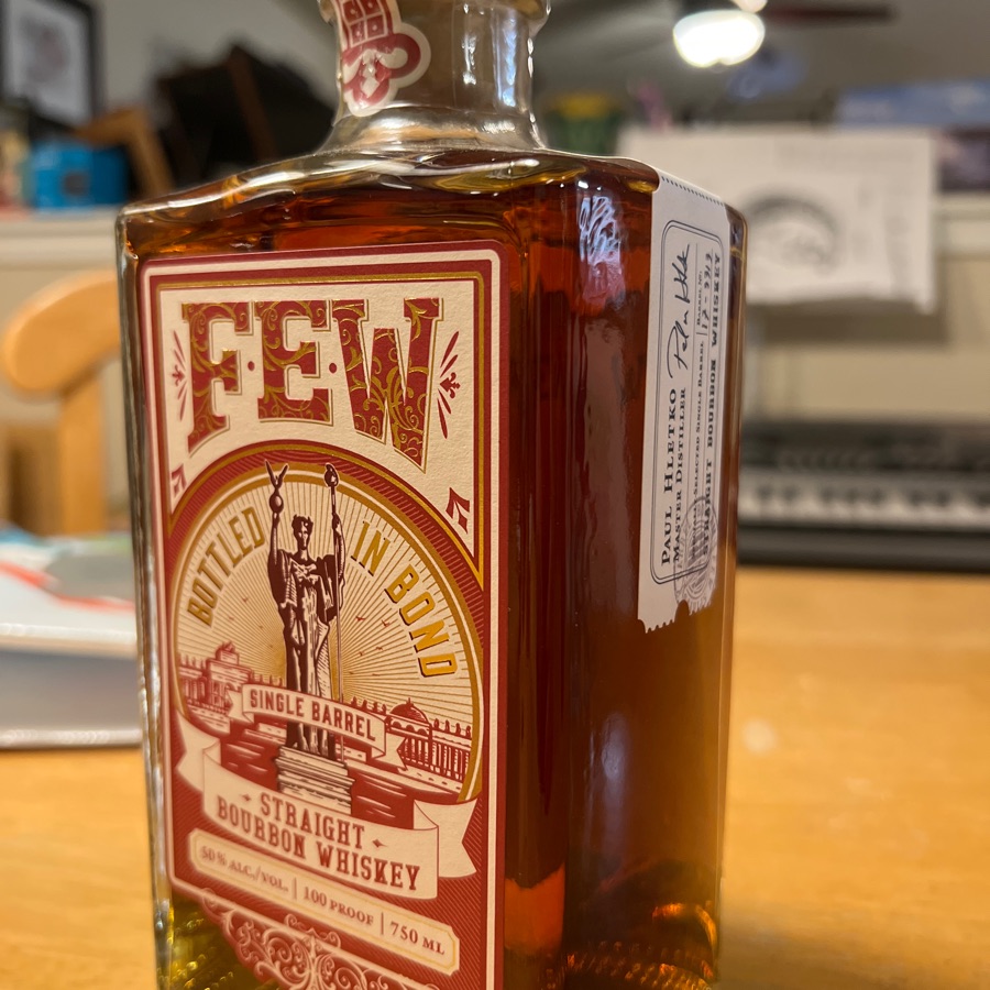 Few Single Barrel Straight Bourbon Whiskey (New Braunfels Bourbon Barrel No. 17-3313)