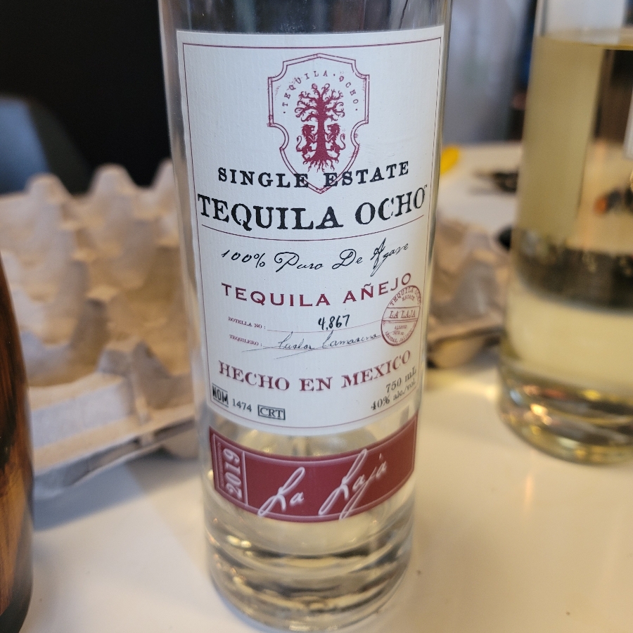 Tequila Ocho Añejo La Laja 2019