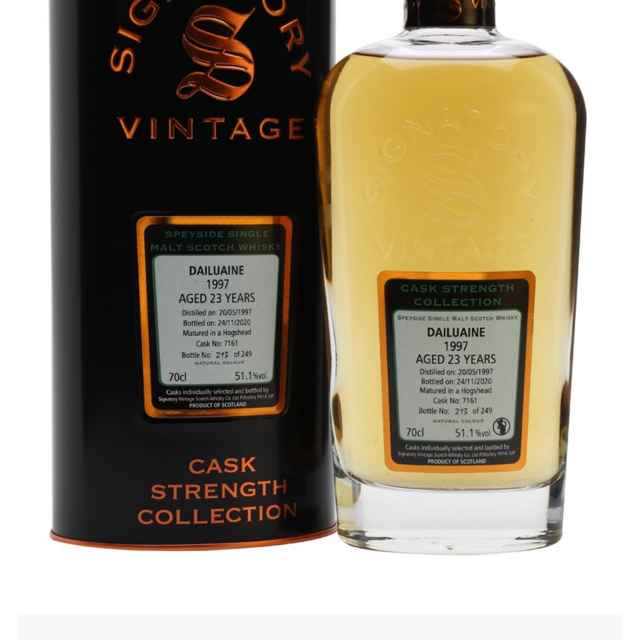 Dailuaine 1997 23 Year Old Signatory Cask Strength Collection