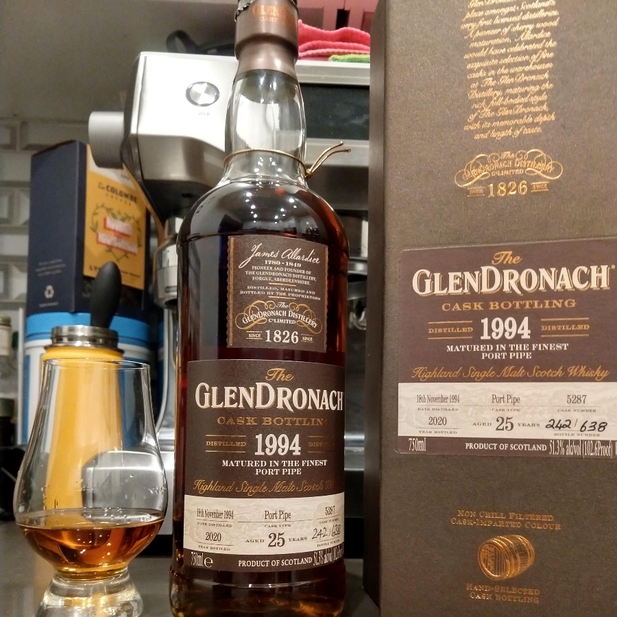 The GlenDronach 1994 Port Pipe