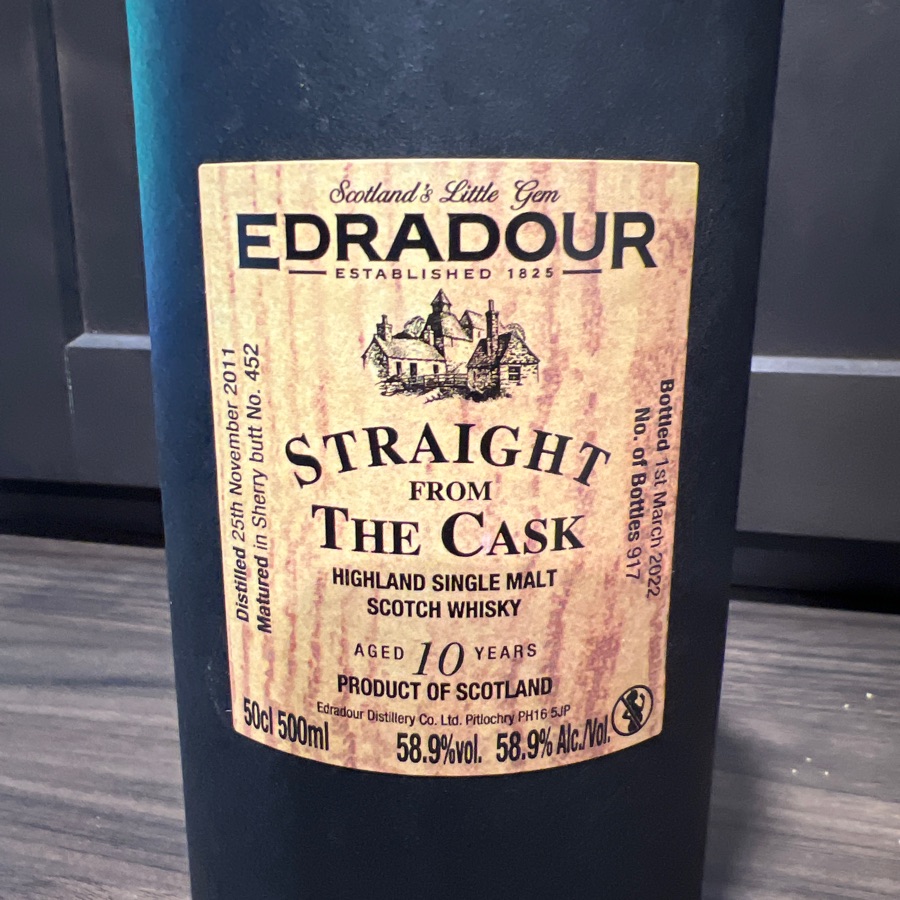 Edradour Straight From The Cask Sherry butt 452