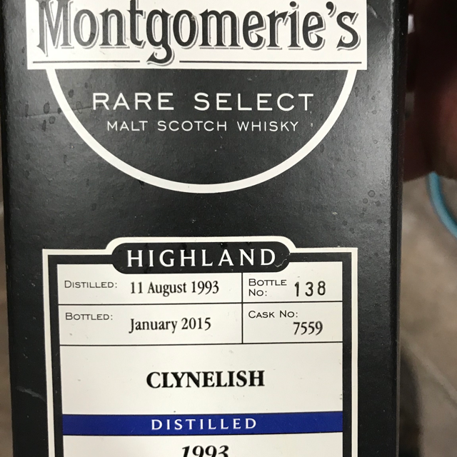Clynelish 1993 22 Year Rare Select (Montgomerie's)